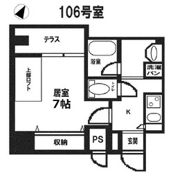 ロウピィアイルⅡの物件間取画像